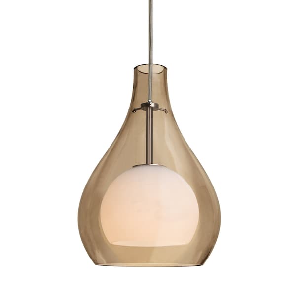 Besa Lighting Elle 11 Cord Pendant, Cognac, Bronze Finish, 1x9W LED 1JT-ELLE11CG-LED-BR - main